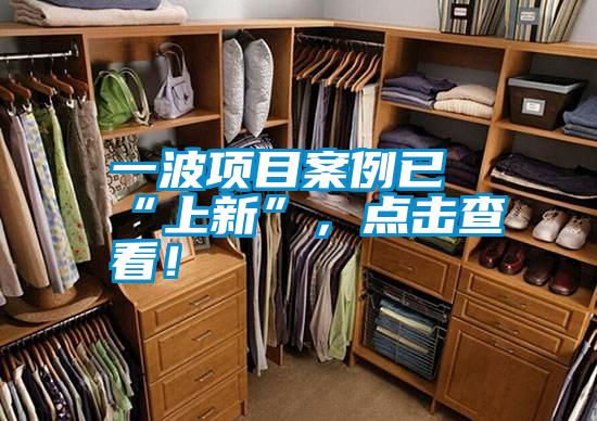 一波項(xiàng)目案例已“上新”，點(diǎn)擊查看！