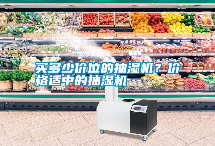買多少價位的抽濕機？價格適中的抽濕機