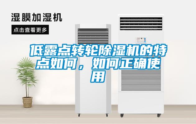 低露點(diǎn)轉(zhuǎn)輪除濕機(jī)的特點(diǎn)如何，如何正確使用