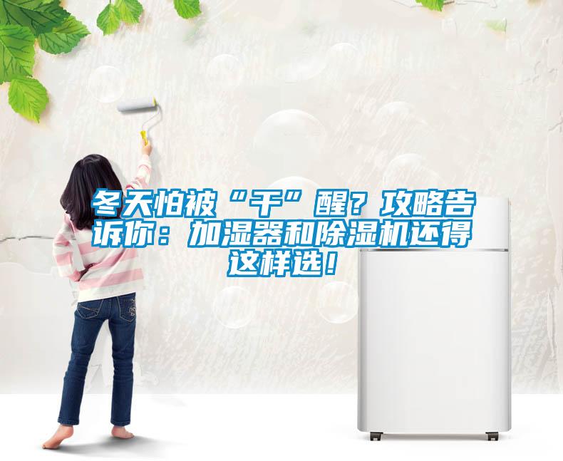 冬天怕被“干”醒？攻略告訴你：加濕器和除濕機(jī)還得這樣選！
