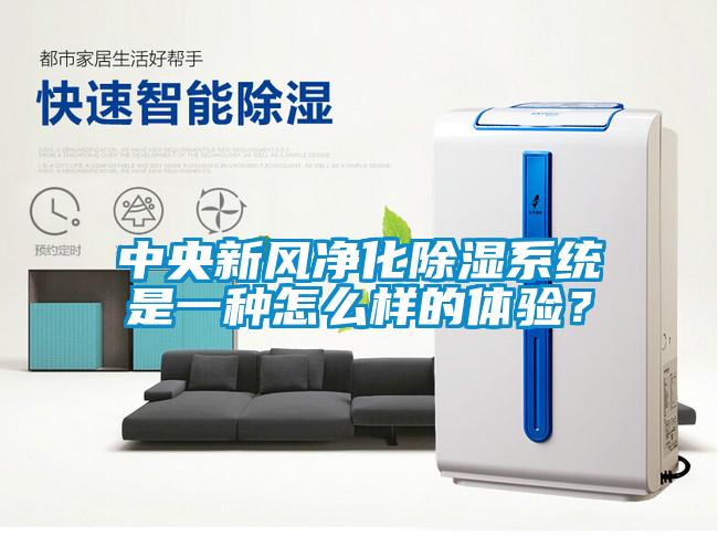 中央新風(fēng)凈化除濕系統(tǒng)是一種怎么樣的體驗？