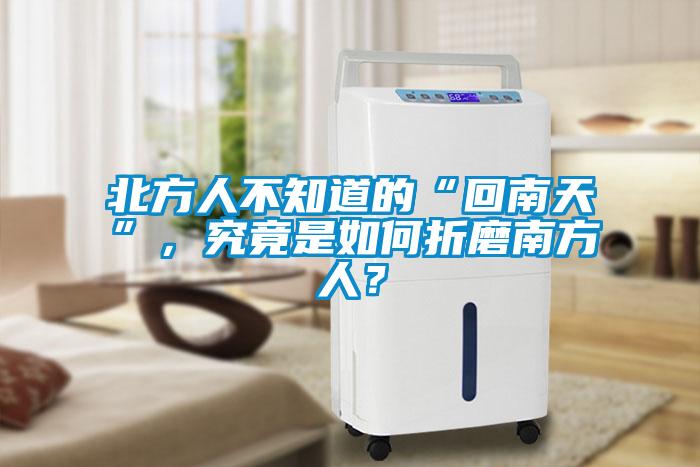 北方人不知道的“回南天”，究竟是如何折磨南方人？