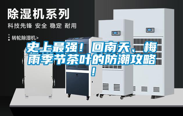 史上最強(qiáng)！回南天、梅雨季節(jié)茶葉的防潮攻略！