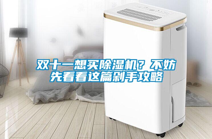 雙十一想買除濕機(jī)？不妨先看看這篇剁手攻略