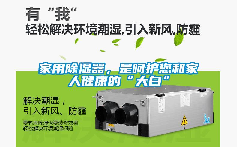家用除濕器，是呵護您和家人健康的“大白”