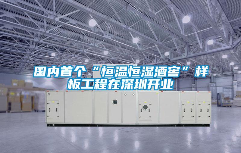 國內(nèi)首個“恒溫恒濕酒窖”樣板工程在深圳開業(yè)