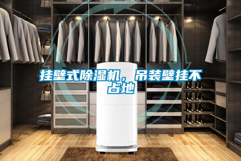 掛壁式除濕機，吊裝壁掛不占地