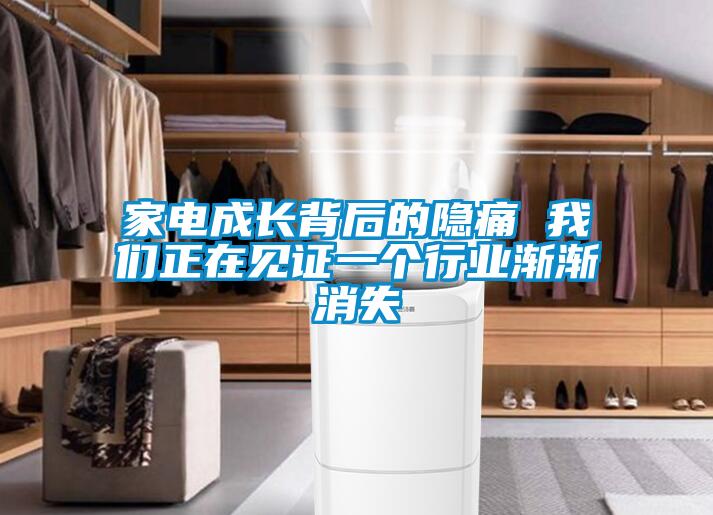 家電成長(zhǎng)背后的隱痛 我們正在見證一個(gè)行業(yè)漸漸消失