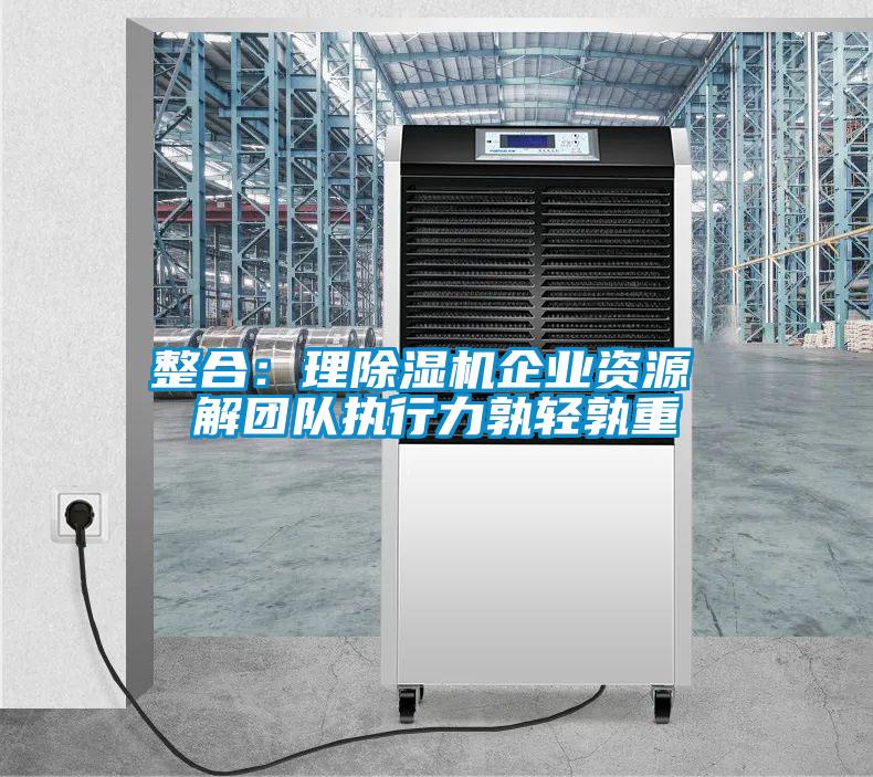 整合：理除濕機(jī)企業(yè)資源 解團(tuán)隊執(zhí)行力孰輕孰重