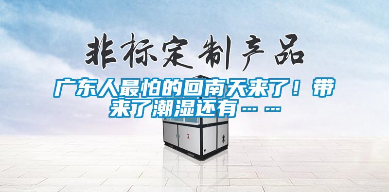 廣東人最怕的回南天來了！帶來了潮濕還有……