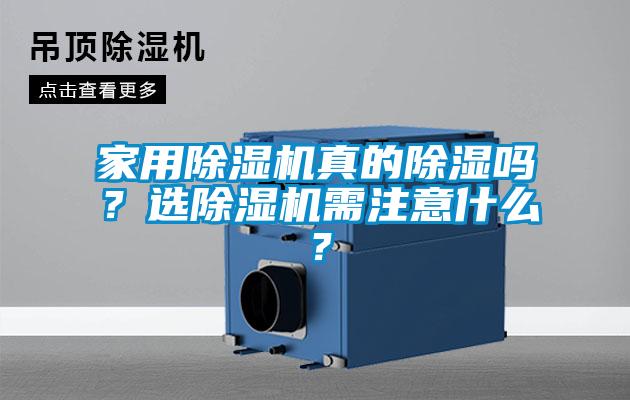 家用除濕機(jī)真的除濕嗎？選除濕機(jī)需注意什么？