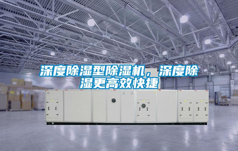 深度除濕型除濕機(jī)，深度除濕更高效快捷