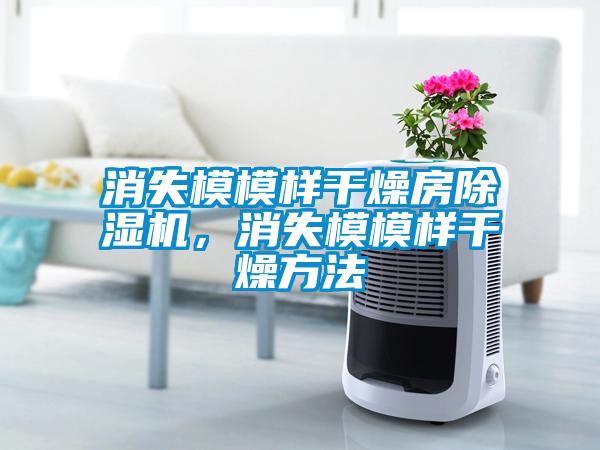 消失模模樣干燥房除濕機(jī)，消失模模樣干燥方法