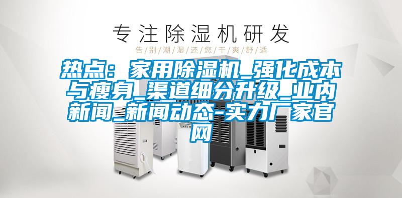 熱點：家用除濕機(jī)_強(qiáng)化成本與瘦身_渠道細(xì)分升級_業(yè)內(nèi)新聞_新聞動態(tài)-實力廠家官網(wǎng)