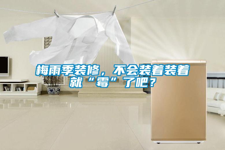 梅雨季裝修，不會(huì)裝著裝著就“霉”了吧？