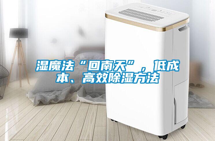 濕魔法“回南天”，低成本、高效除濕方法