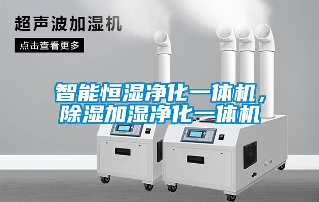 智能恒濕凈化一體機，除濕加濕凈化一體機