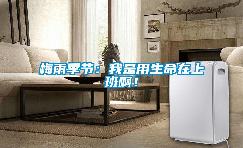 梅雨季節(jié)：我是用生命在上班啊！