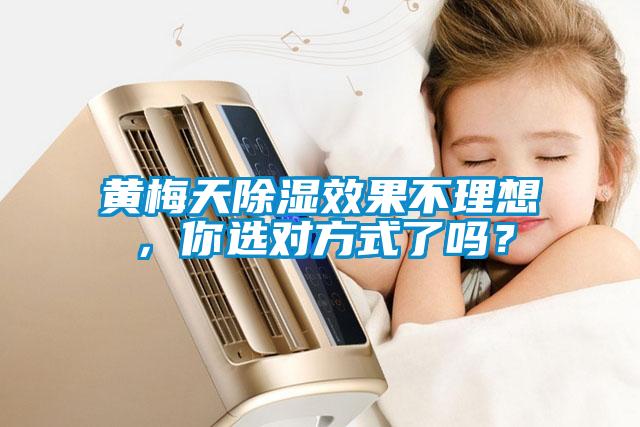 黃梅天除濕效果不理想，你選對方式了嗎？
