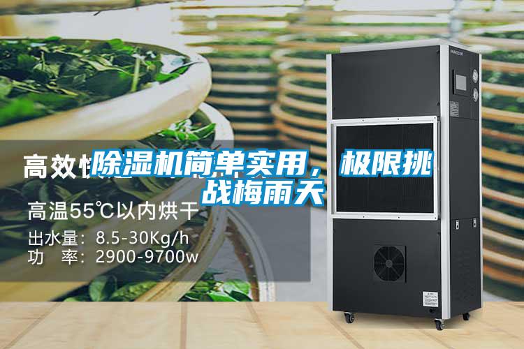 除濕機(jī)簡單實(shí)用，極限挑戰(zhàn)梅雨天