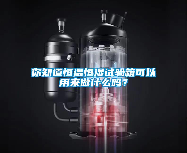 你知道恒溫恒濕試驗(yàn)箱可以用來做什么嗎？
