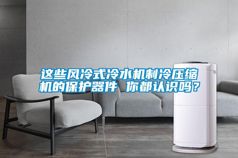 這些風(fēng)冷式冷水機(jī)制冷壓縮機(jī)的保護(hù)器件 你都認(rèn)識(shí)嗎？