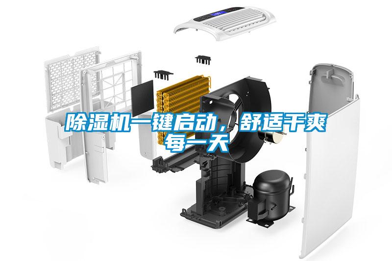 除濕機一鍵啟動，舒適干爽每一天