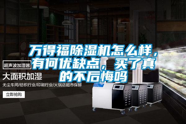 萬得福除濕機(jī)怎么樣，有何優(yōu)缺點(diǎn)，買了真的不后悔嗎