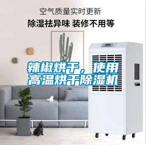 辣椒烘干，使用高溫烘干除濕機