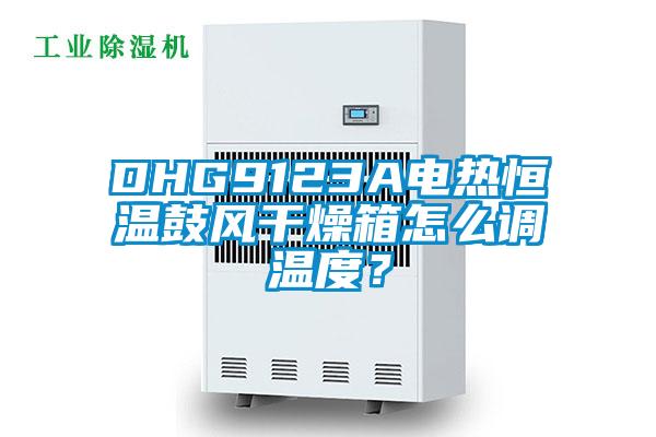 DHG9123A電熱恒溫鼓風(fēng)干燥箱怎么調(diào)溫度？
