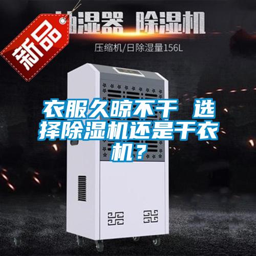 衣服久晾不干 選擇除濕機還是干衣機？