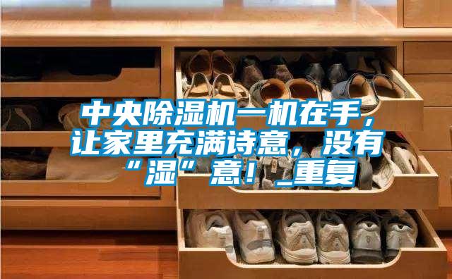 中央除濕機一機在手，讓家里充滿詩意，沒有“濕”意！_重復(fù)