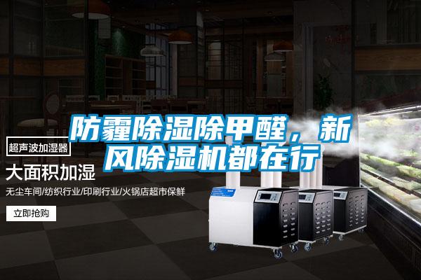 防霾除濕除甲醛，新風(fēng)除濕機(jī)都在行