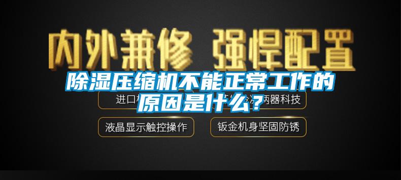 除濕壓縮機(jī)不能正常工作的原因是什么？