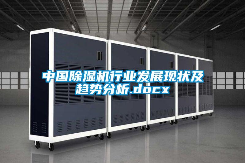 中國(guó)除濕機(jī)行業(yè)發(fā)展現(xiàn)狀及趨勢(shì)分析.docx