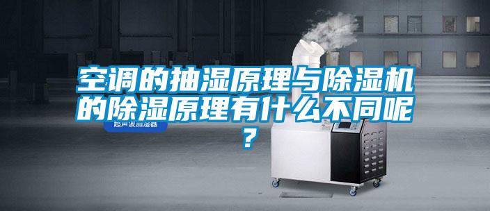 空調(diào)的抽濕原理與除濕機的除濕原理有什么不同呢？