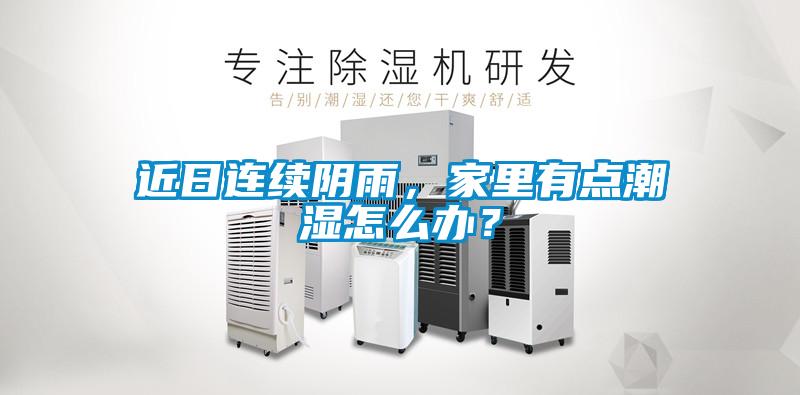 近日連續(xù)陰雨，家里有點(diǎn)潮濕怎么辦？