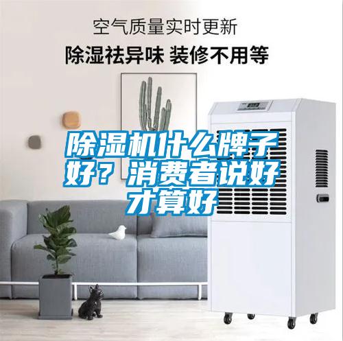 除濕機(jī)什么牌子好？消費者說好才算好