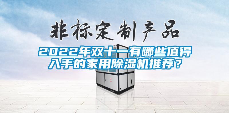 2022年雙十一有哪些值得入手的家用除濕機推薦？