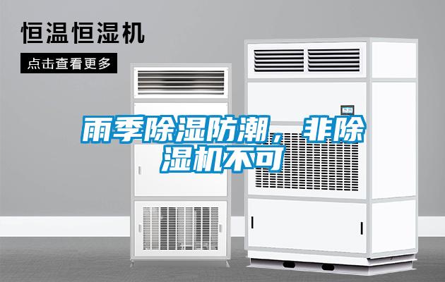 雨季除濕防潮，非除濕機(jī)不可