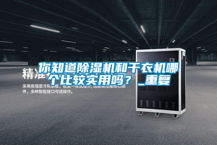 你知道除濕機(jī)和干衣機(jī)哪個比較實用嗎？_重復(fù)