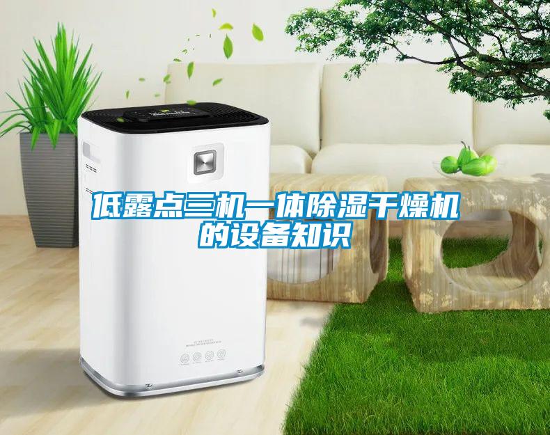 低露點三機一體除濕干燥機的設(shè)備知識