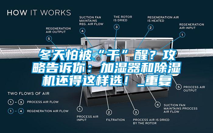 冬天怕被“干”醒？攻略告訴你：加濕器和除濕機還得這樣選！_重復(fù)