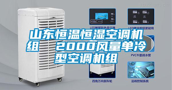 山東恒溫恒濕空調(diào)機組  2000風量單冷型空調(diào)機組