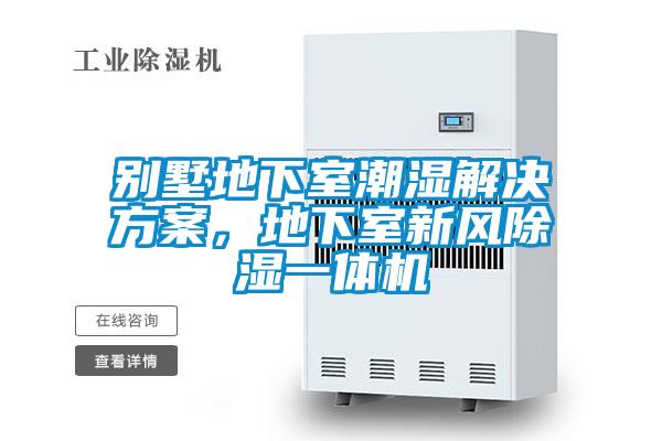 別墅地下室潮濕解決方案，地下室新風(fēng)除濕一體機(jī)