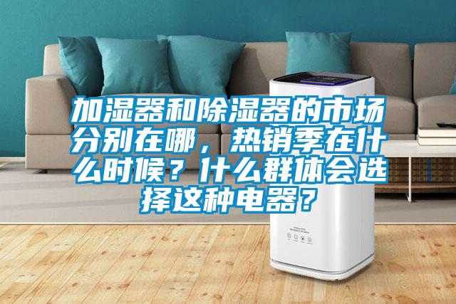 加濕器和除濕器的市場分別在哪，熱銷季在什么時候？什么群體會選擇這種電器？