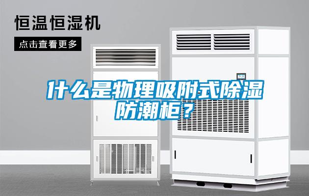 什么是物理吸附式除濕防潮柜？