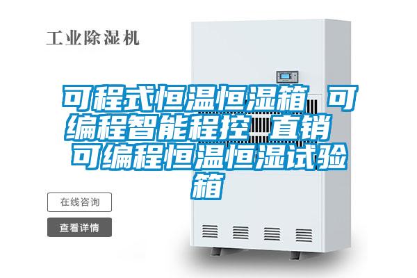 可程式恒溫恒濕箱 可編程智能程控 直銷(xiāo) 可編程恒溫恒濕試驗(yàn)箱