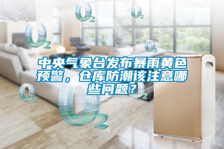 中央氣象臺發(fā)布暴雨黃色預(yù)警，倉庫防潮該注意哪些問題？