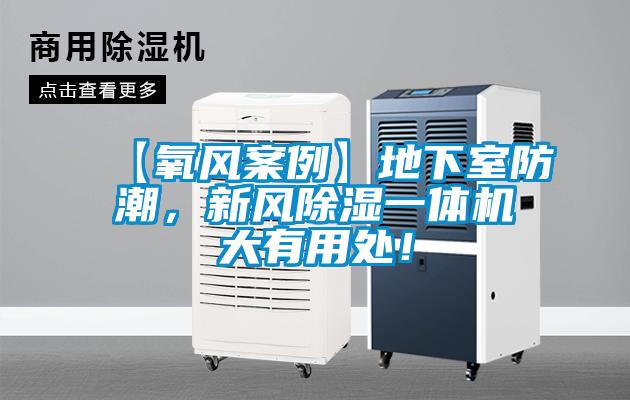 【氧風案例】地下室防潮，新風除濕一體機大有用處！
